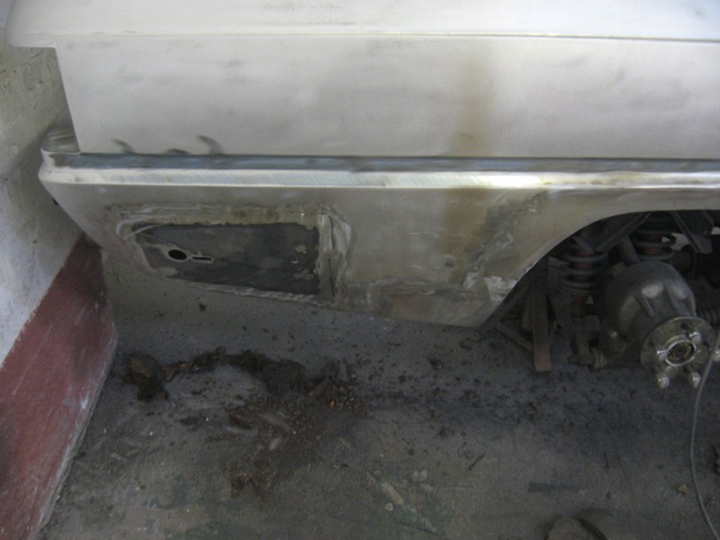 Right quarter panel complete