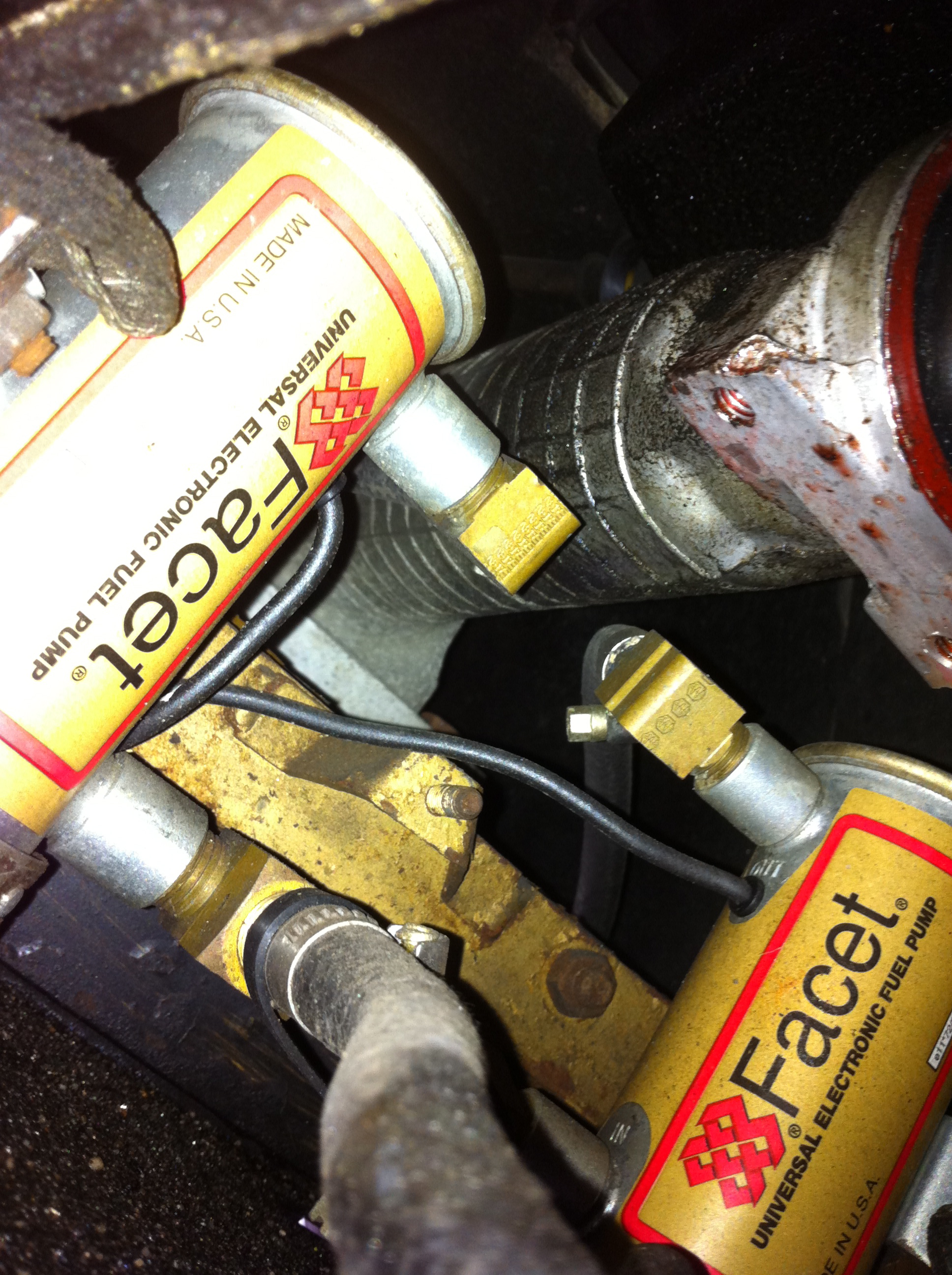Dual Facet Fuel pumps. Originally Bendix.