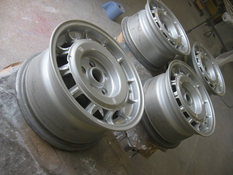 painted and clear coated